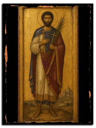 Александр Римский, мученик — икона на дереве