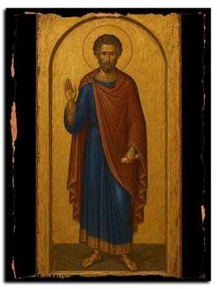 Анания Персиянин, мученик — икона на дереве