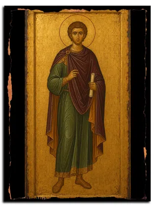 Авудим Тенедосский, мученик — икона на дереве