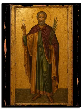 Даниил Черкасский, мученик — икона на дереве