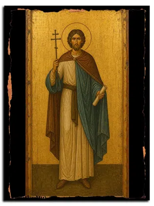 Даниил Черкасский (Кушнир), мученик — икона на дереве