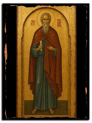Дионисий Пергийский, мученик — икона на натуральном дереве