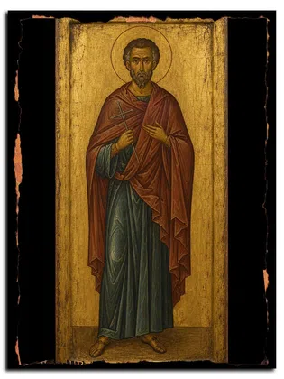 Филимон Римский, мученик — икона на дереве ручной работы