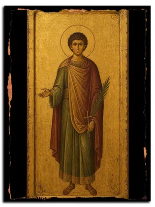 Иадор, мученик — икона на дереве