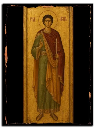 Иасон Римский, мученик — икона на натуральном дереве