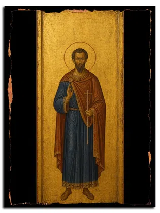 Иулиан Египетский, мученик — икона на дереве