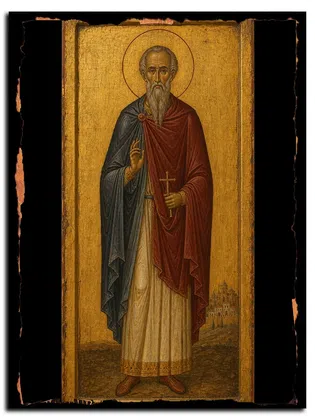 Каллиник Галатийский, мученик — икона на дереве ручной работы