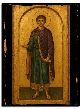 Кодрат Никомидийский, мученик — икона на натуральном дереве