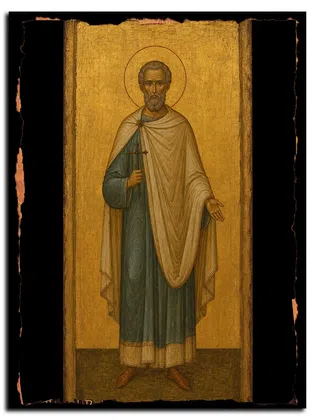 Леонтий Никомидийский, мученик — икона на дереве