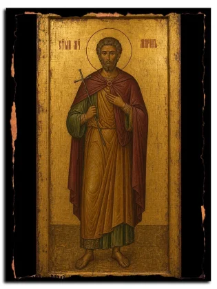 Марин Римский, мученик — икона на натуральном дереве