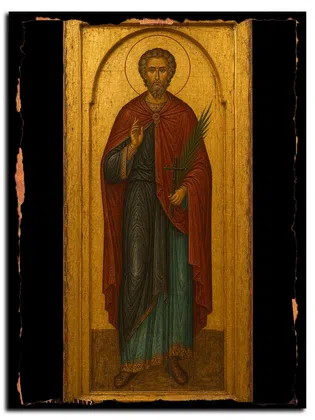 Мелетий Галатийский, мученик — икона на дереве