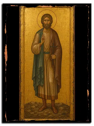 Пётр Авессаломит, мученик — икона на дереве