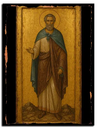 Петр Авессаломит (Анийский), мученик — икона на дереве