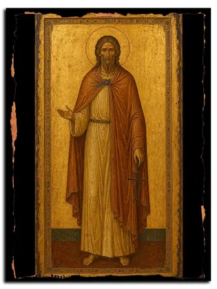 Ражден Перс, Карталинский, первомученик Грузинский, мученик — икона на дереве
