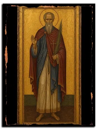 Савел Персиянин, мученик — икона на дереве