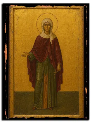Мария Клеопова, праведная — икона на дереве