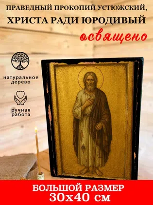 Прокопий Устюжский, Христа ради юродивый, праведный — фото 7