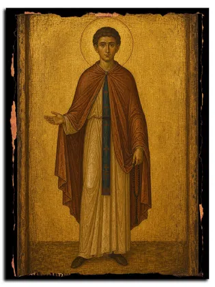 Харитон Тивериопольский, преподобномученик — икона на дереве