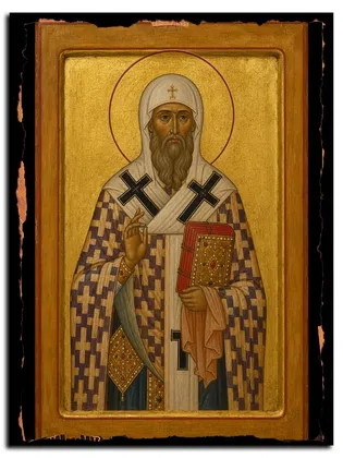 Афанасий, епископ Тарсийский (Киликийский), священномученик — икона на дереве