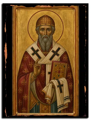 Иоанн Бет-Селевкийский (Персидский), епископ, священномученик — икона на дереве