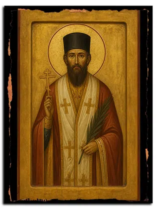 Ипатий Персидский, священномученик — икона на дереве