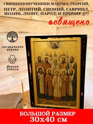 Священномученики Мануил, Георгий, Петр, Леонтий, Сионий, Гавриил, Иоанн, Леонт, Парод, и прочие 377 — фото 7