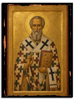 Афанасий Пателарий, святитель — икона на дереве