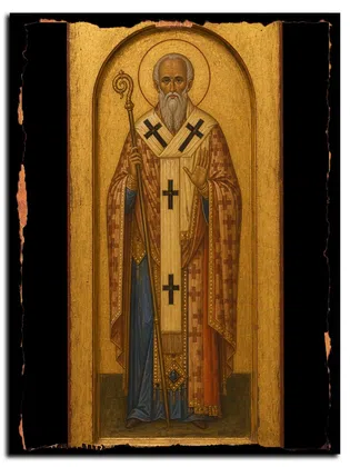 Евстафий, епископ Кийский (Вифинский), святитель — икона на дереве