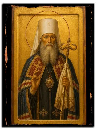 Филарет Черниговский, святитель — икона на дереве