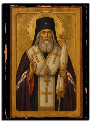 Иннокентий Херсонский, святитель — икона на дереве