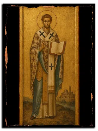 Иоаким (Пани), патриарх Александрийский, святитель — икона на дереве