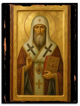 Лаврентий Туровский, святитель — икона на дереве