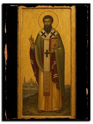 Макарий (Невский), митрополит Московский, Алтайский, святитель — икона на дереве