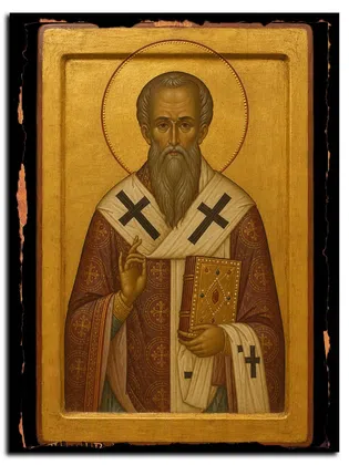 Никита Ремесианский, святитель — икона на дереве