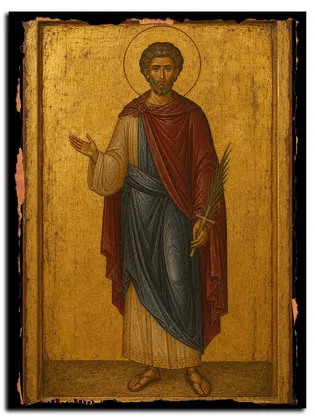 Иаков Персиянин, великомученик — икона на дереве