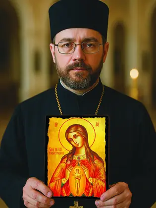 Помощница в родах Божия Матерь — современное исполнение — фото 4