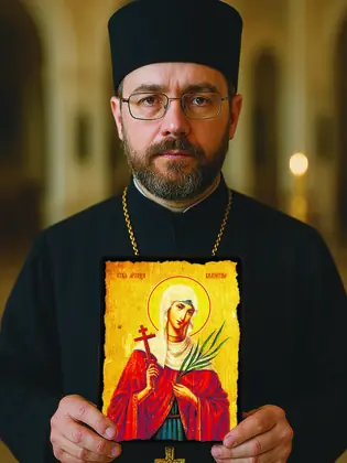 Мученица Валентина Кесарийская — современное исполнение — фото 4