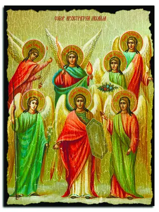 Собор Архангела Михаила — икона на дереве