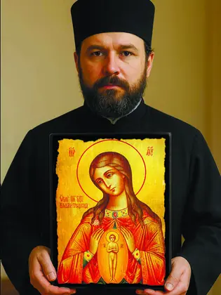 Помощница в родах Божия Матерь — современное исполнение — фото 6