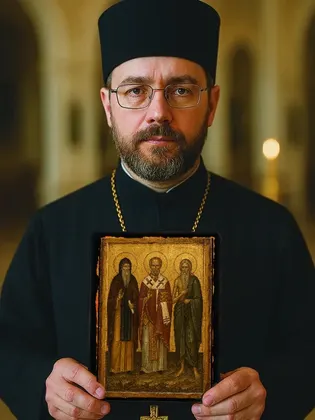 Избранные Святые преподобный Иоанникий Великий, святой Николай Чудотворец (Мирликийский), преподобный Онуфрий Великий — фото 4