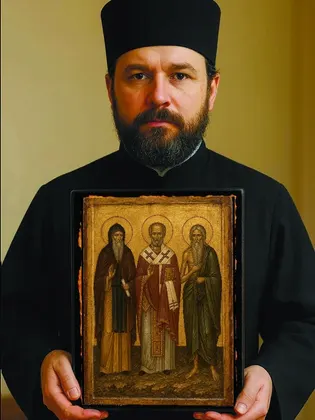 Избранные Святые преподобный Иоанникий Великий, святой Николай Чудотворец (Мирликийский), преподобный Онуфрий Великий — фото 6
