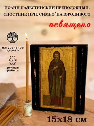 Иоанн Палестинский преподобный, спостник прп. Симеона юродивого — фото 5