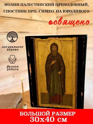 Иоанн Палестинский преподобный, спостник прп. Симеона юродивого — фото 7