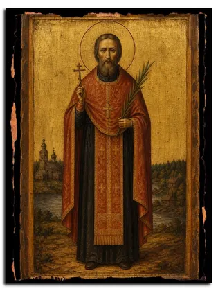 Иона Лазарев, Велижский священномученик — икона на дереве