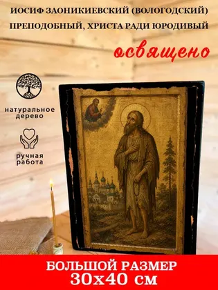Иосиф Заоникиевский (Вологодский) преподобный, Христа ради юродивый — фото 7