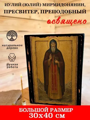 Иулий (Юлий) Мирмидонянин, пресвитер, Преподобный — фото 7
