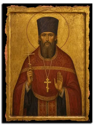 Антоний (Панкеев), Белгородский Священномученик — икона на дереве