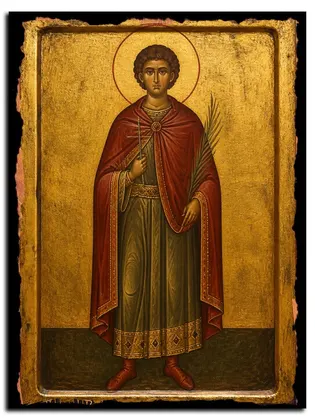 Антоний Александрийский святой мученик — икона на дереве
