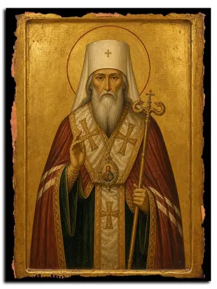 Антоний Брянский (Михайловский) архиепископ, святитель — икона на дереве