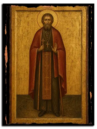 Симеон Кульгавец священномученик — икона на дереве